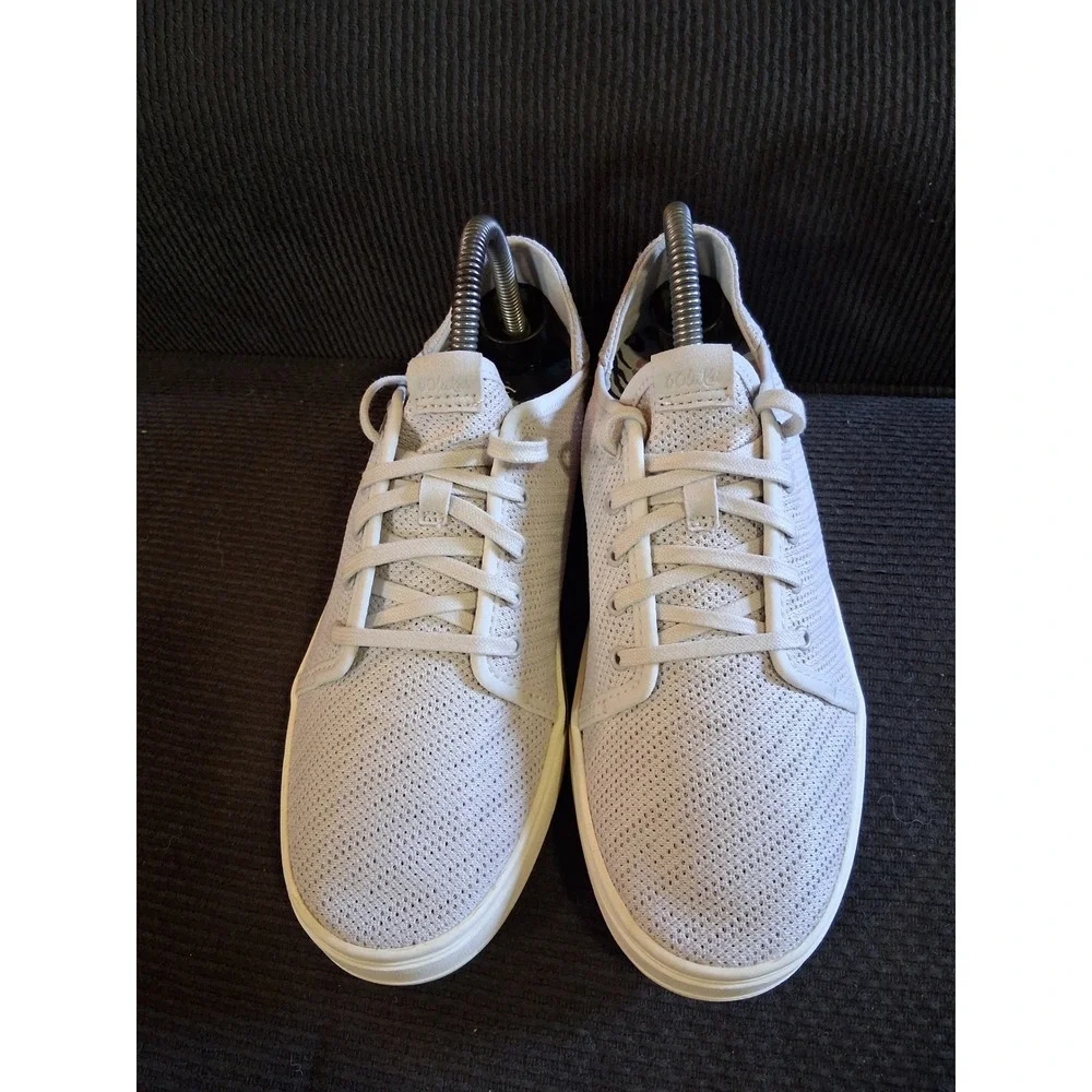 Olukai Pehuea Li Light Grey Textile Lace Up Sneakers Womens‎ Size 9 20379-DWDW